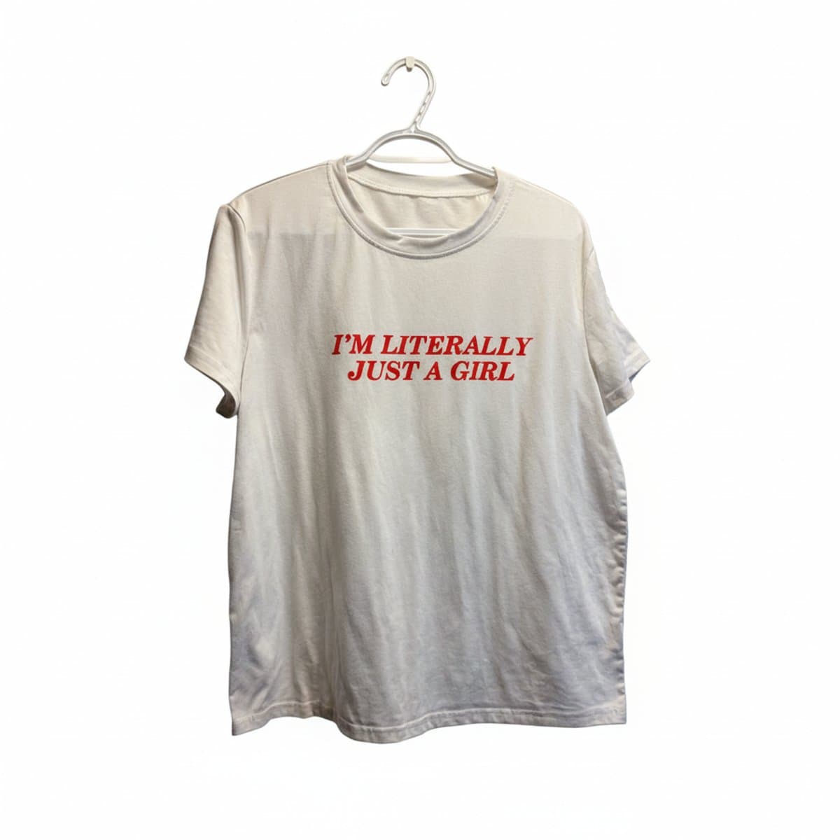 Viral Statement Tee: 'I'M LITERALLY JUST A GIRL' Graphic T-Shirt