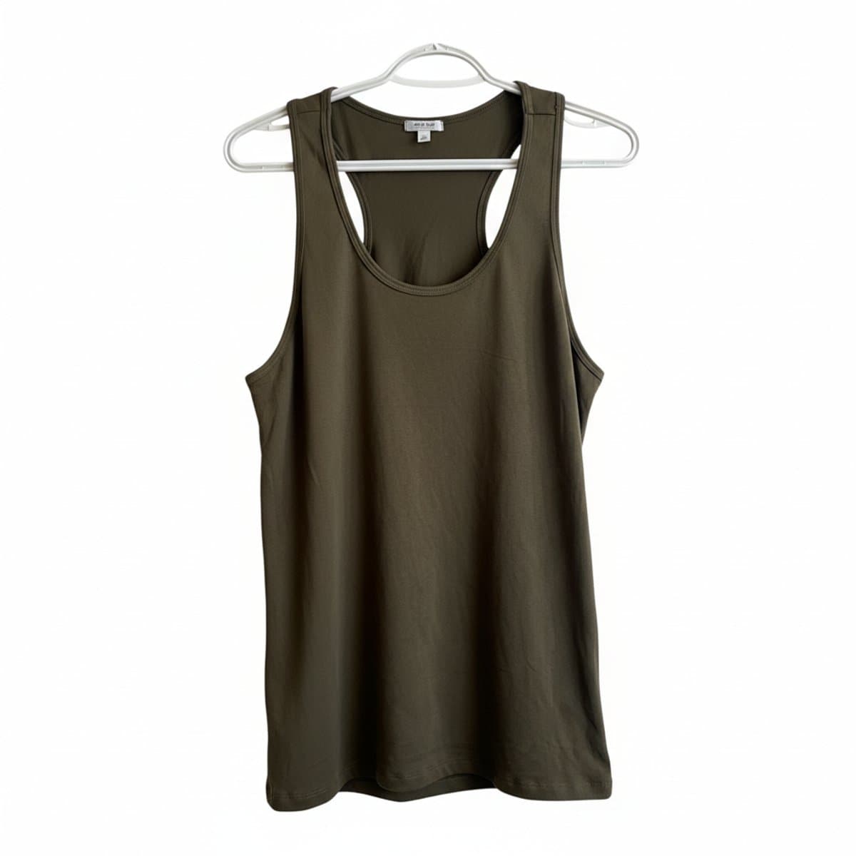 Ardene Basic Collection Minimalist Olive Racerback Tank