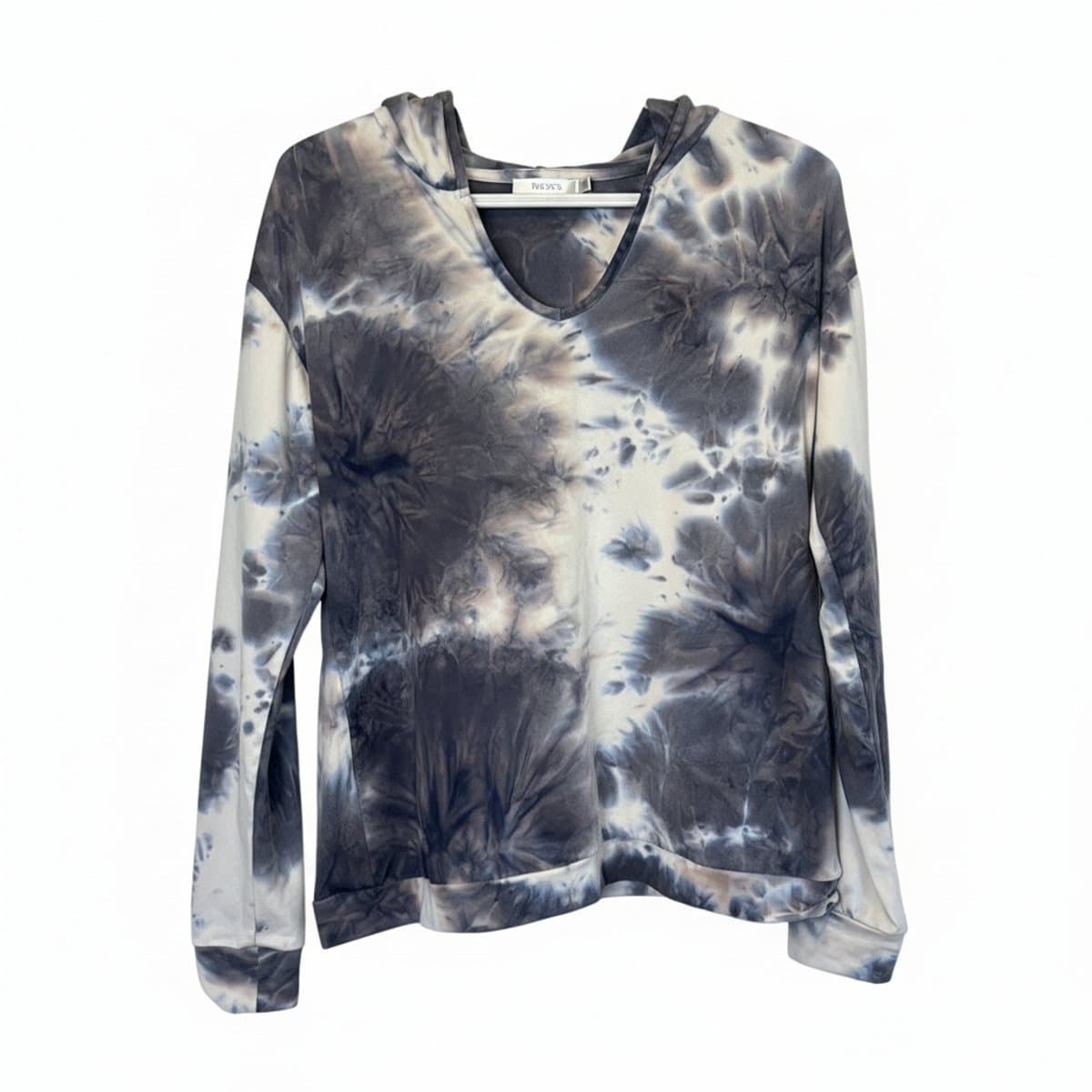 Ricki’s Cloud-Wash Tie-Dye V-Neck Pullover Hoodie