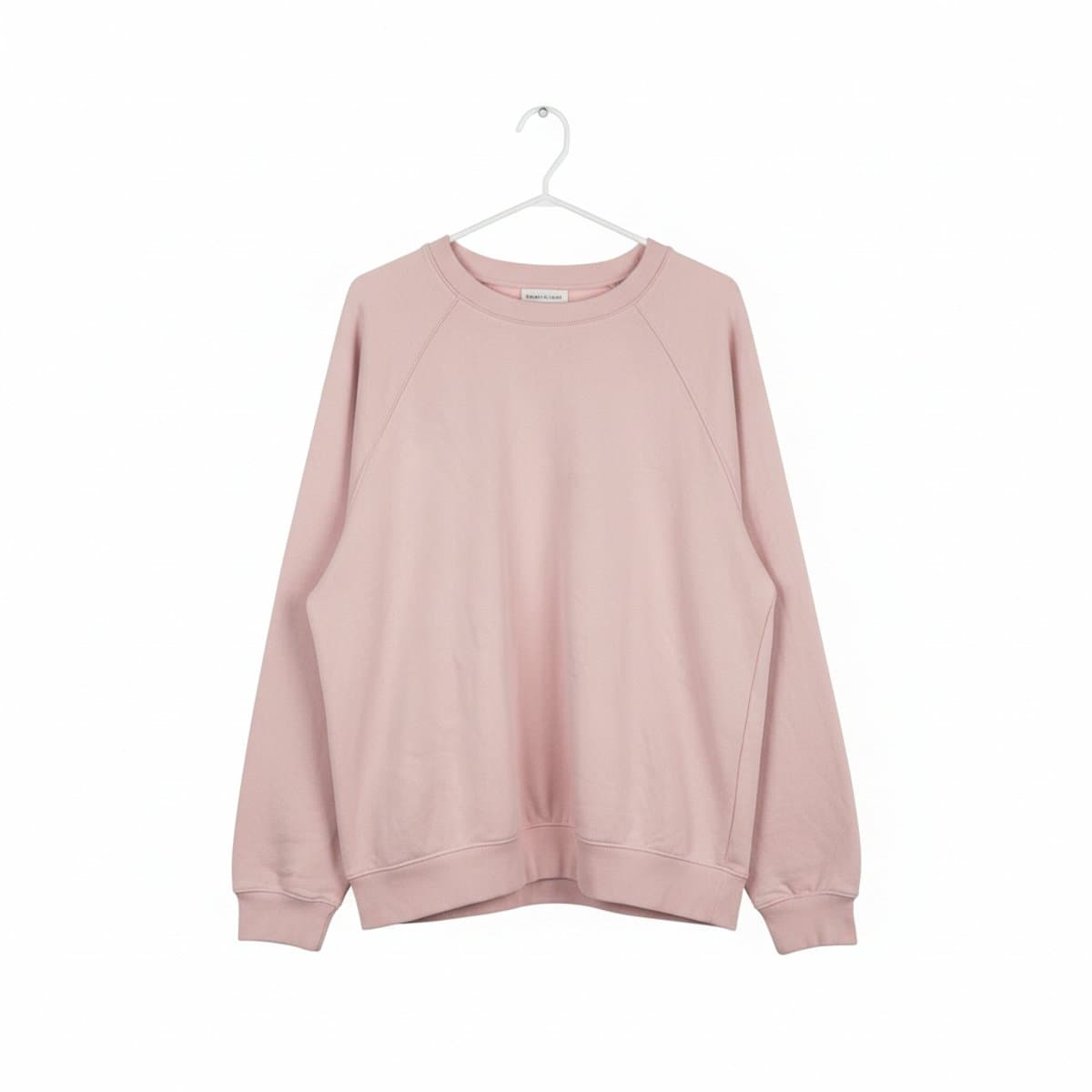 Dusty Rose Essential Raglan Sleeve Sweatshirt