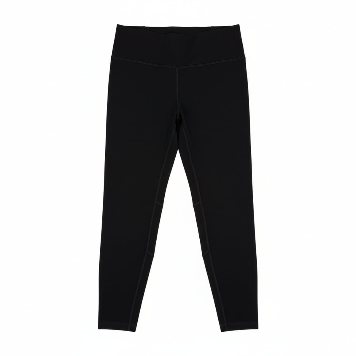Sculpting High-Waisted Performance Leggings in Midnight Black