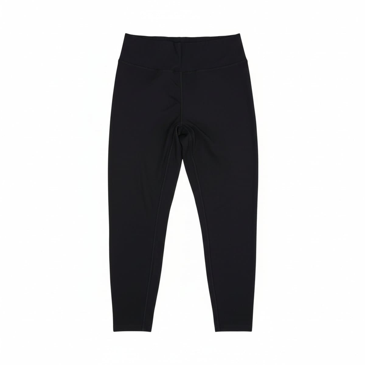Essential Midnight Black High-Waisted Performance Leggings