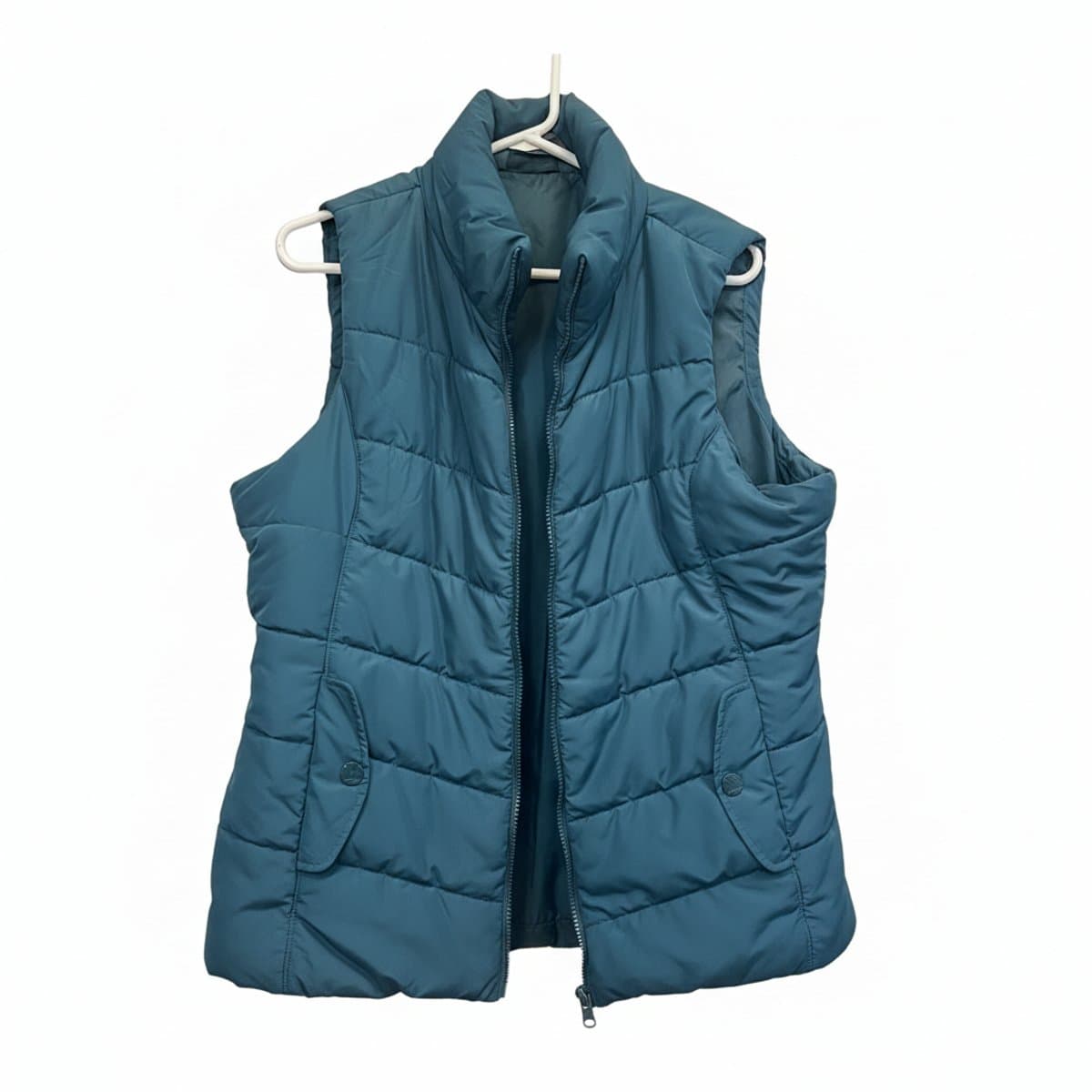 Old Navy Deep Teal Quilted Puffer Vest