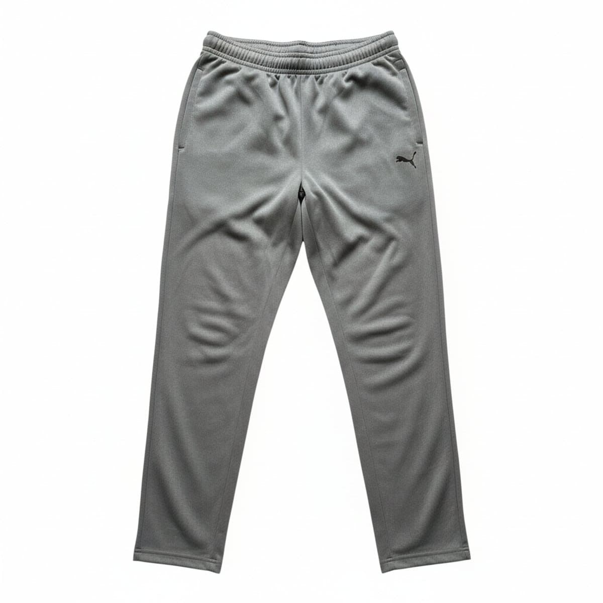 Elevated Athleisure: Puma Steel Grey Performance Track Pants