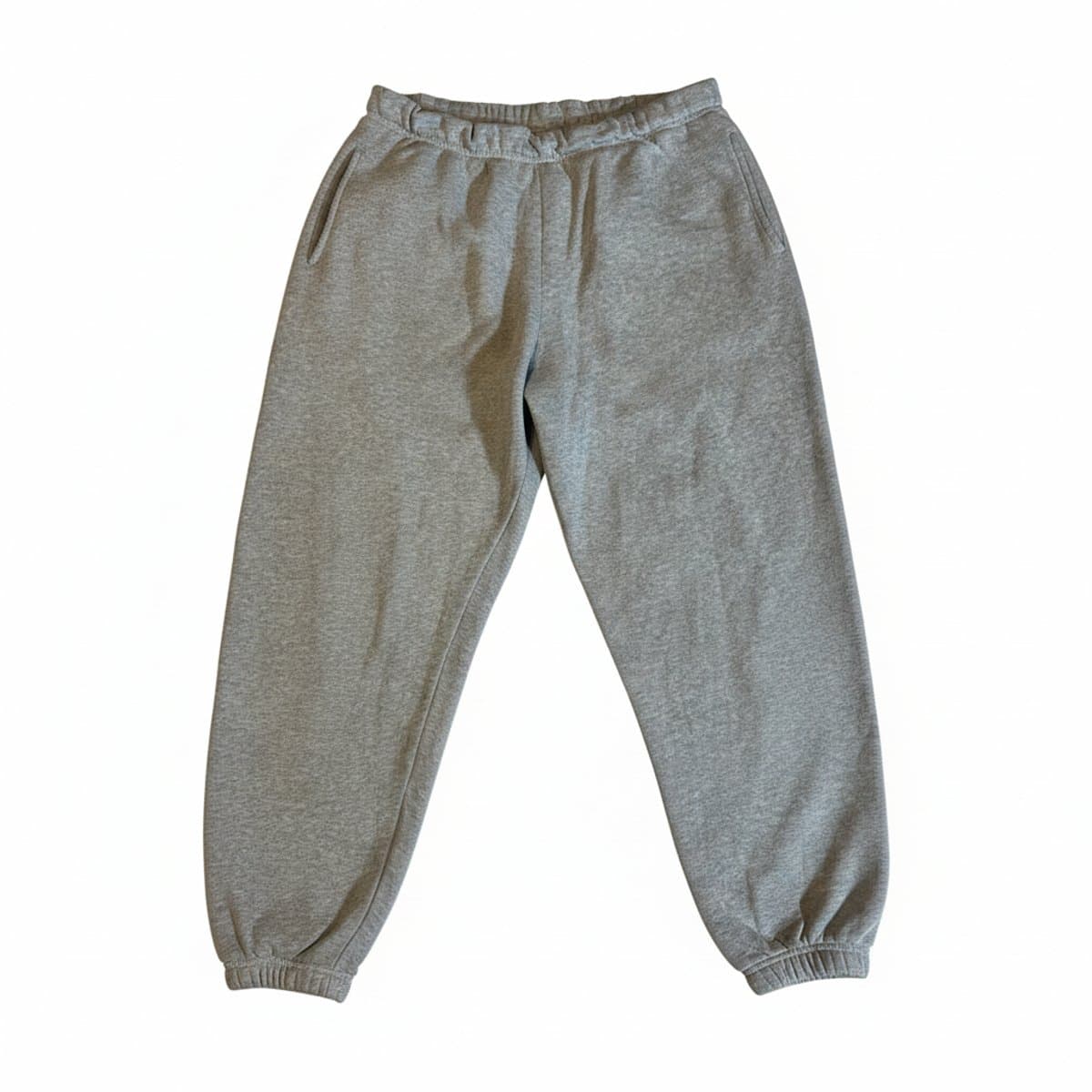 Essential Relaxed-Fit Heather Grey Joggers