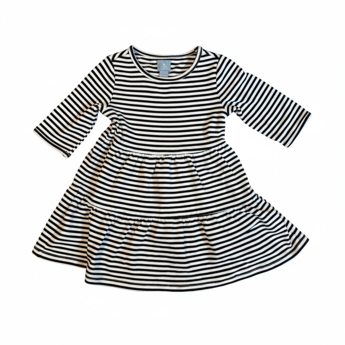 Chic Parisian-Inspired BabyGap Striped Tiered Dress