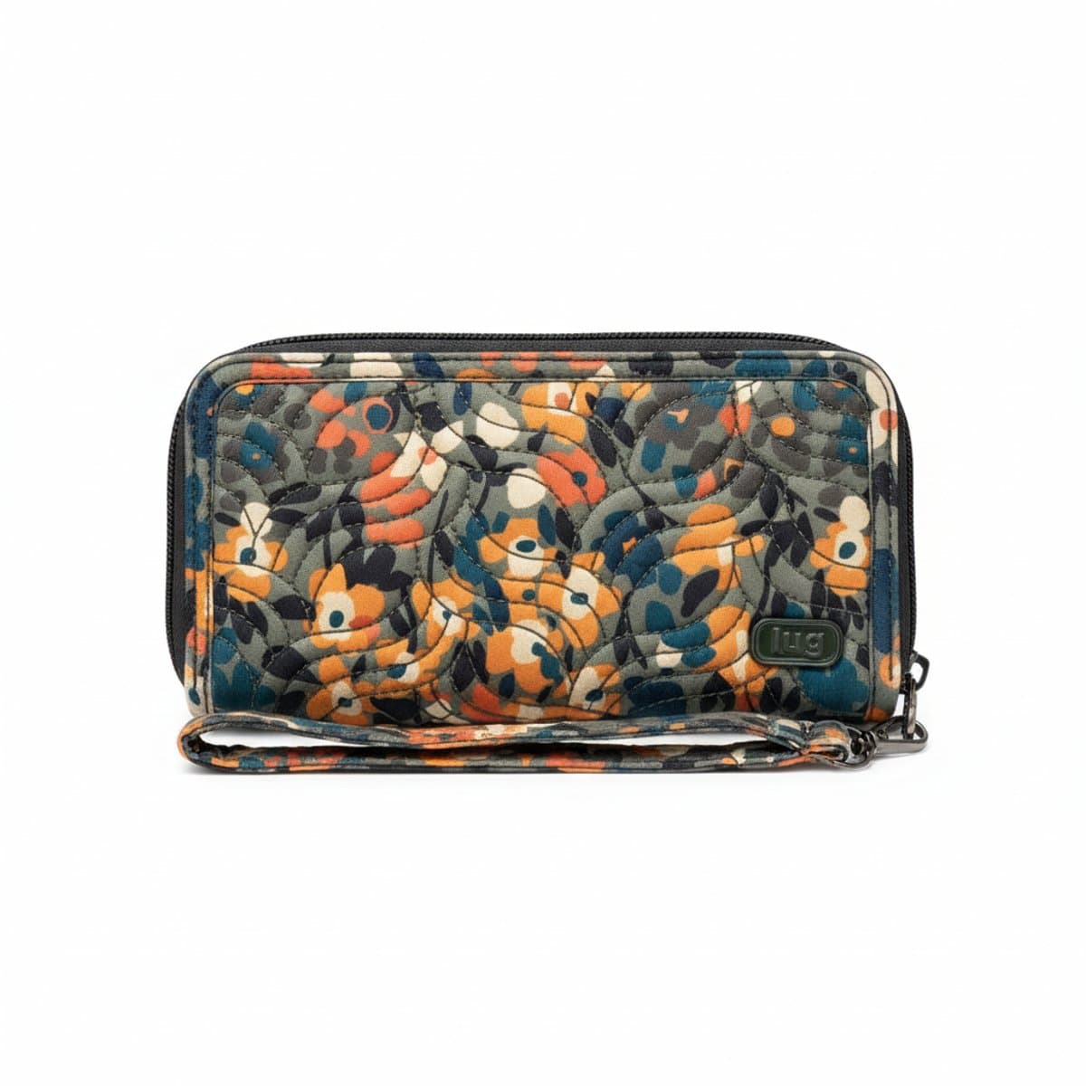 Lug 'Wildflower Multi' Quilted Zip-Around Wristlet Wallet