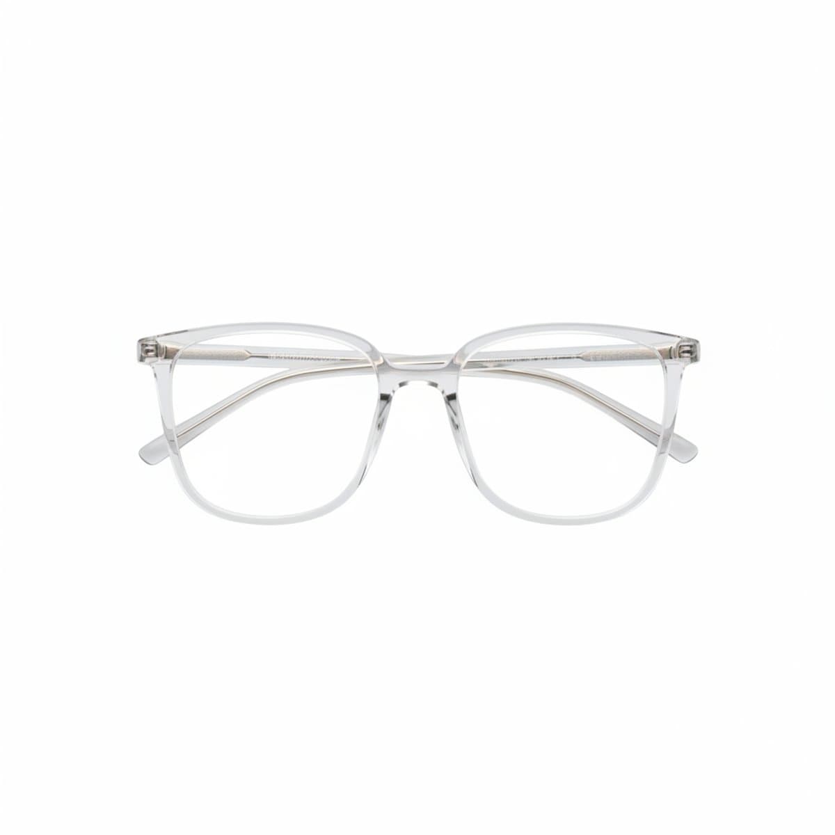 Luxe Minimalist Clear Frame Oversized Spectacles