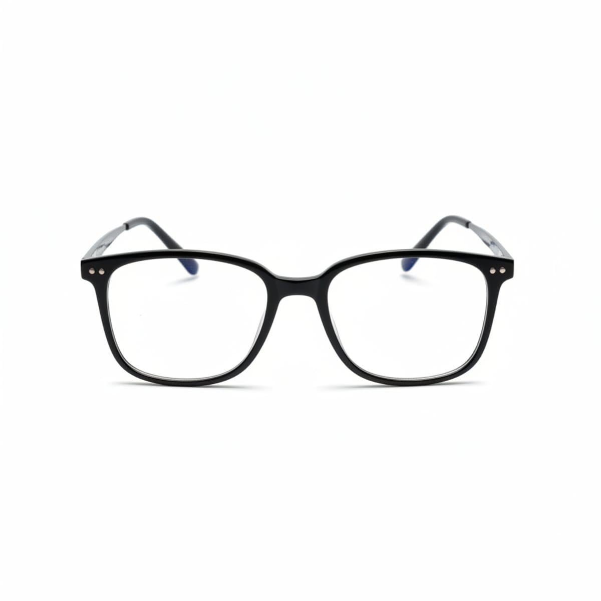 Sophisticated Noir Bold Oversized Eyeglasses