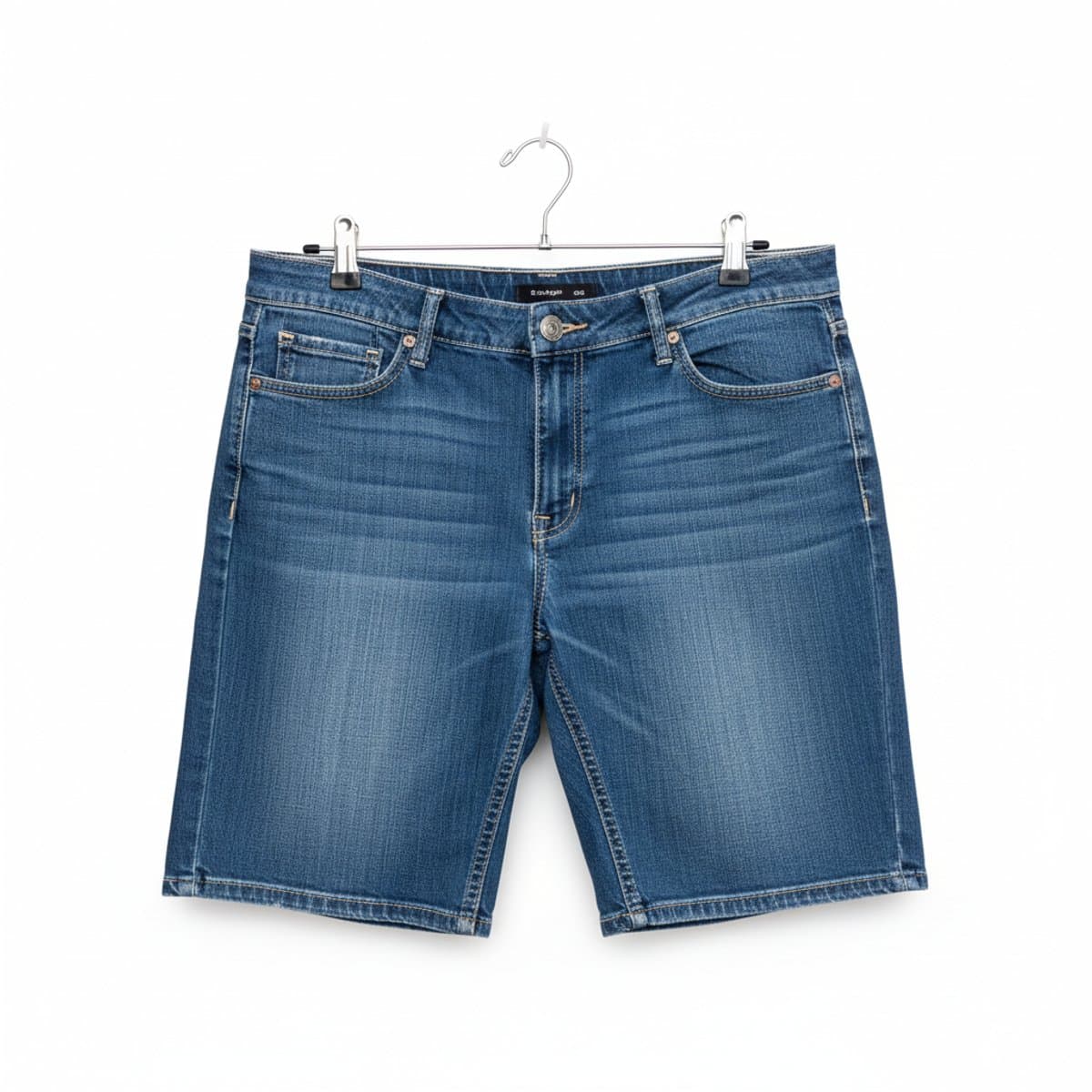 Vintage Y2K L.E.I. Contrast Stitch Denim Bermuda Shorts