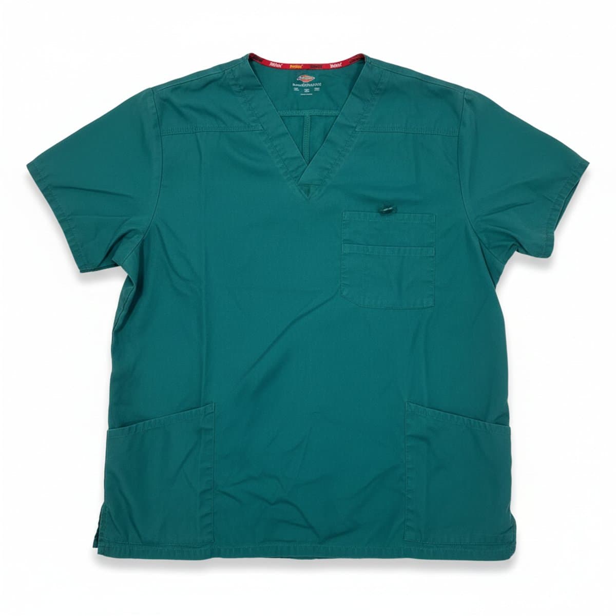 Dickies Professional Teal Scrub Top – Durable V-Neck Utility Wear