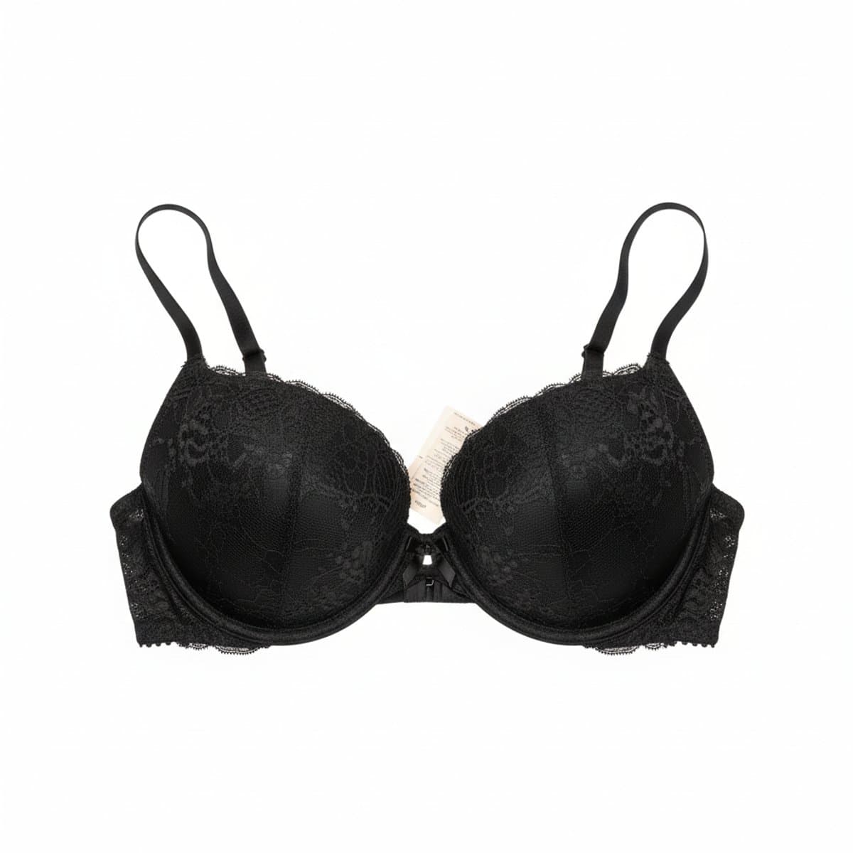 Victoria's Secret Iconic Black Lace Push-Up Bra