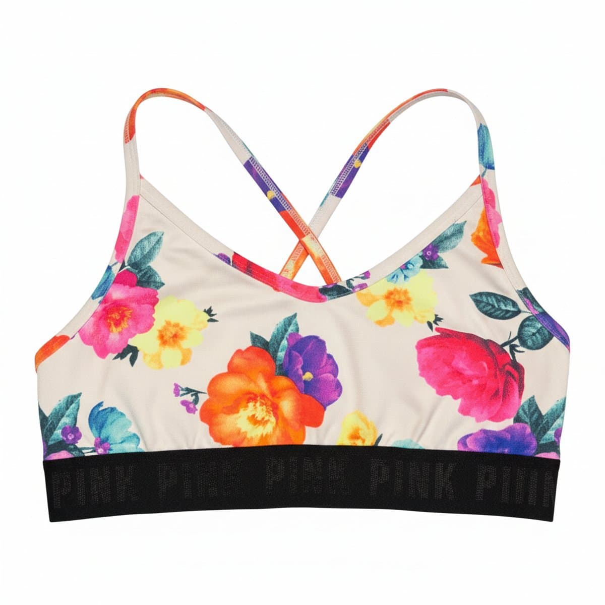 Victoria’s Secret PINK Floral Athleisure Sports Bra