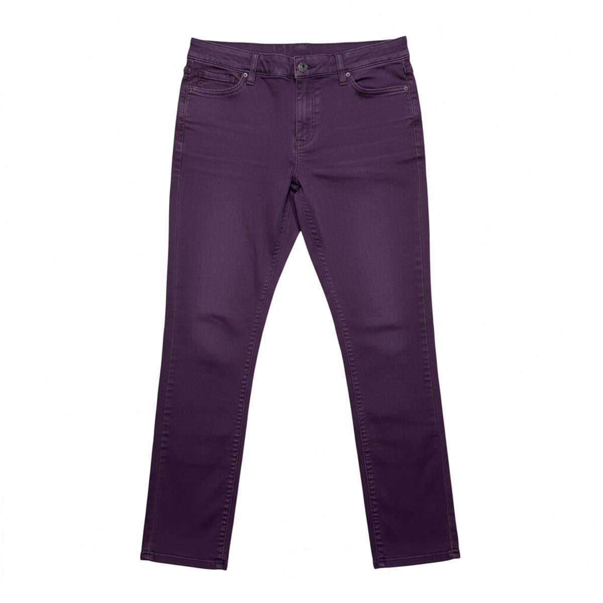 J.Jill Plum Pull-On Stretch Skinny Pants