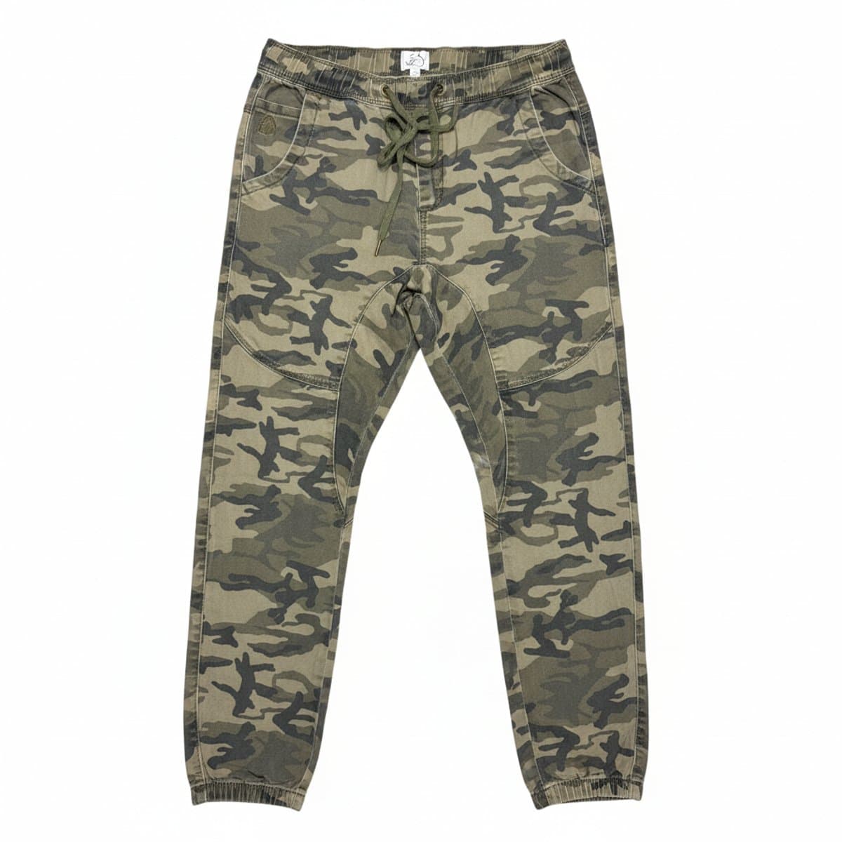 Buckle Black Camo Moto-Joggers | Distressed Utility Streetwear