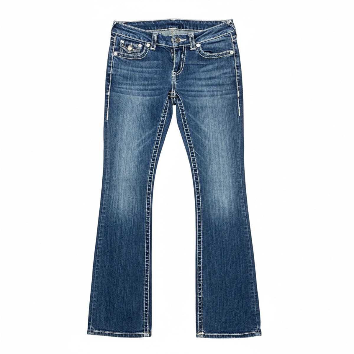Vintage True Religion Low-Rise Contrast Stitch 