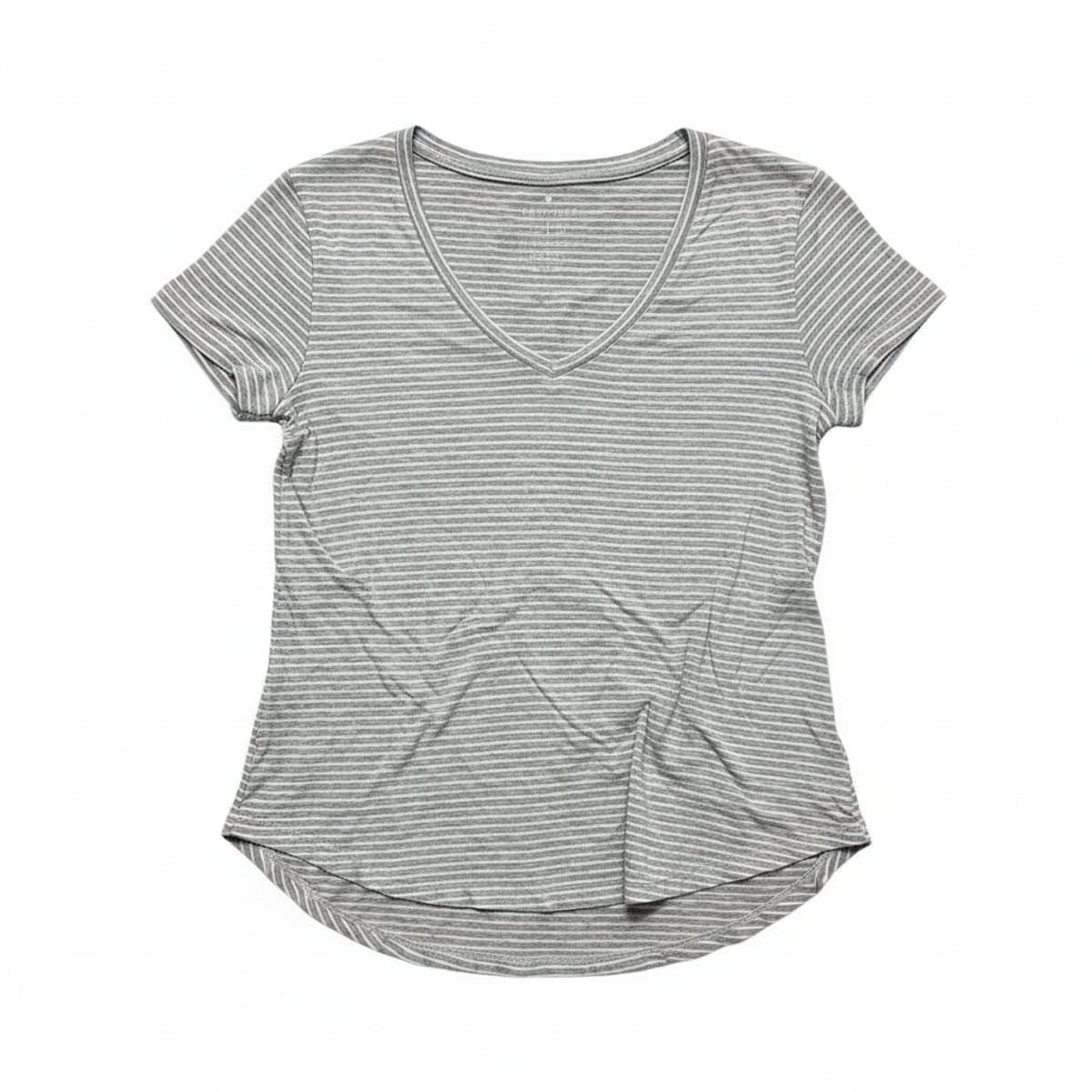 American Eagle Soft-Touch Striped V-Neck Tee