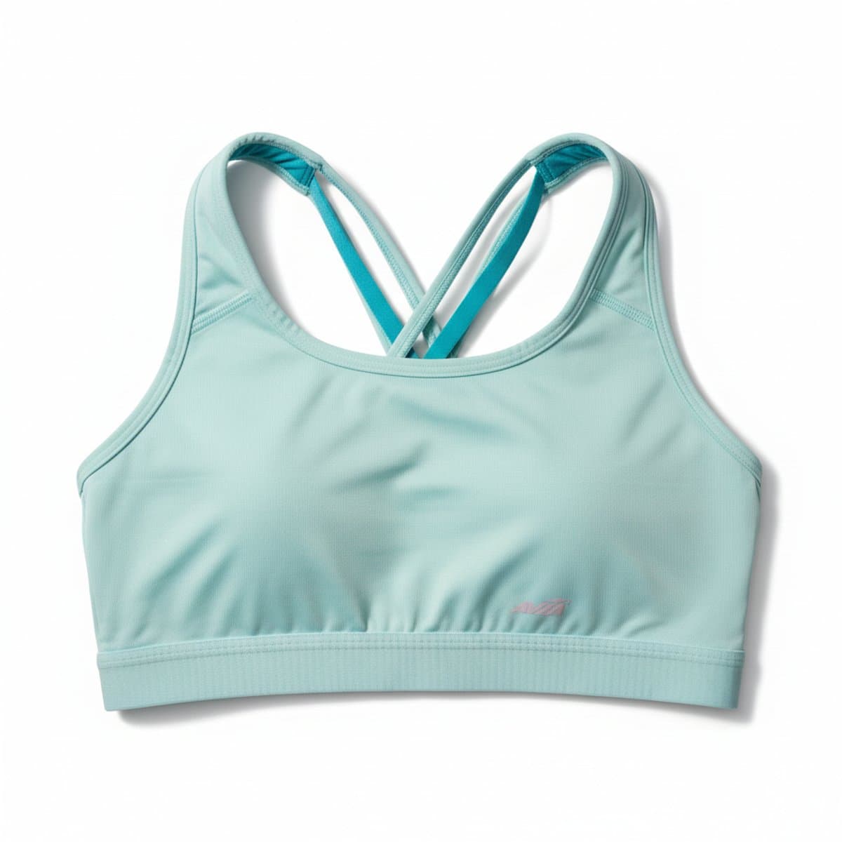 Avia Pastel Teal Strappy Back Sports Bra