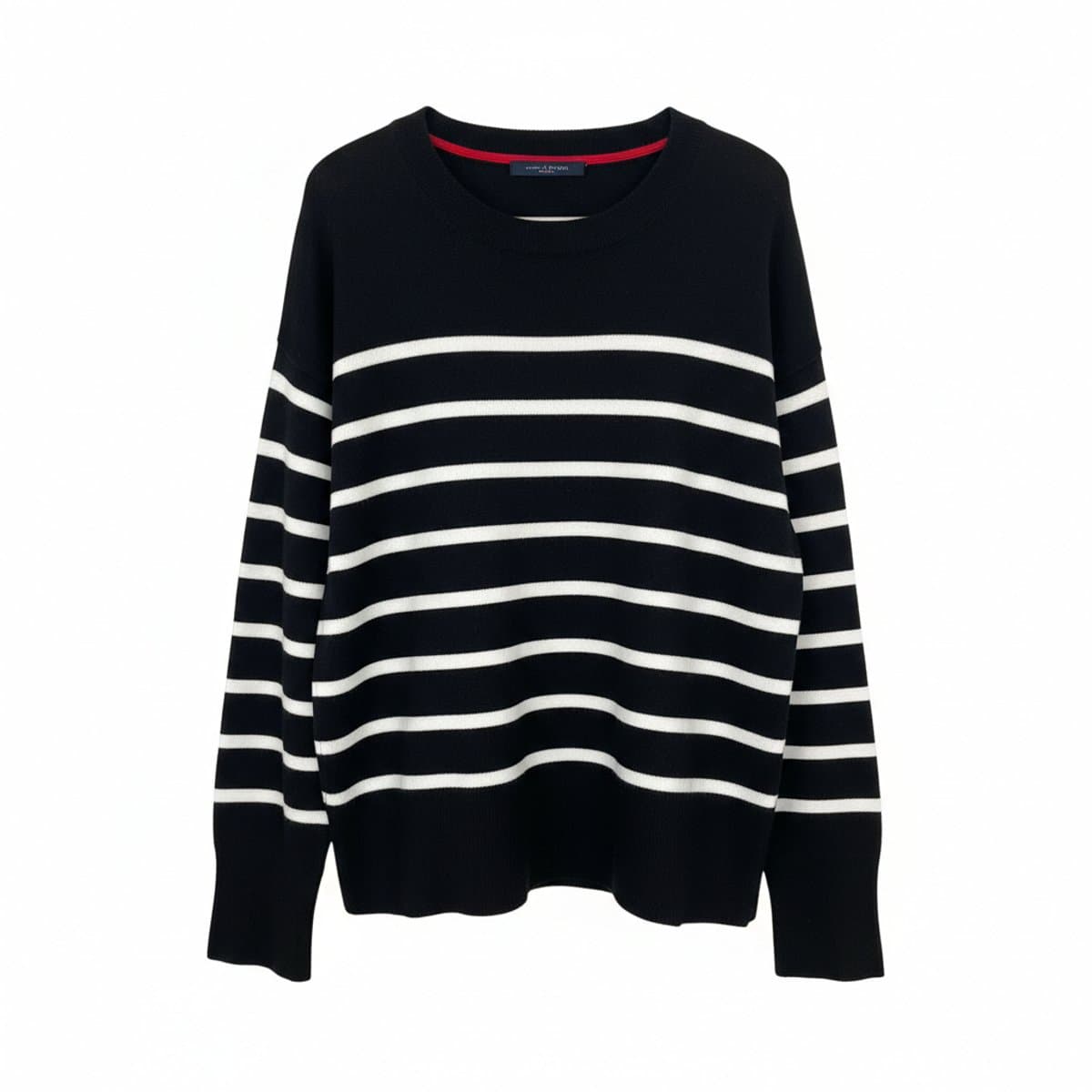 Denver Hayes Timeless Breton Striped Knit Sweater