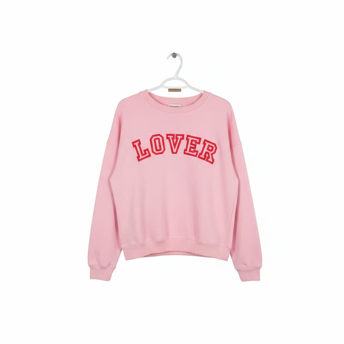 Pretty in Pink 'LOVER' Varsity Oversized Sweatshirt 