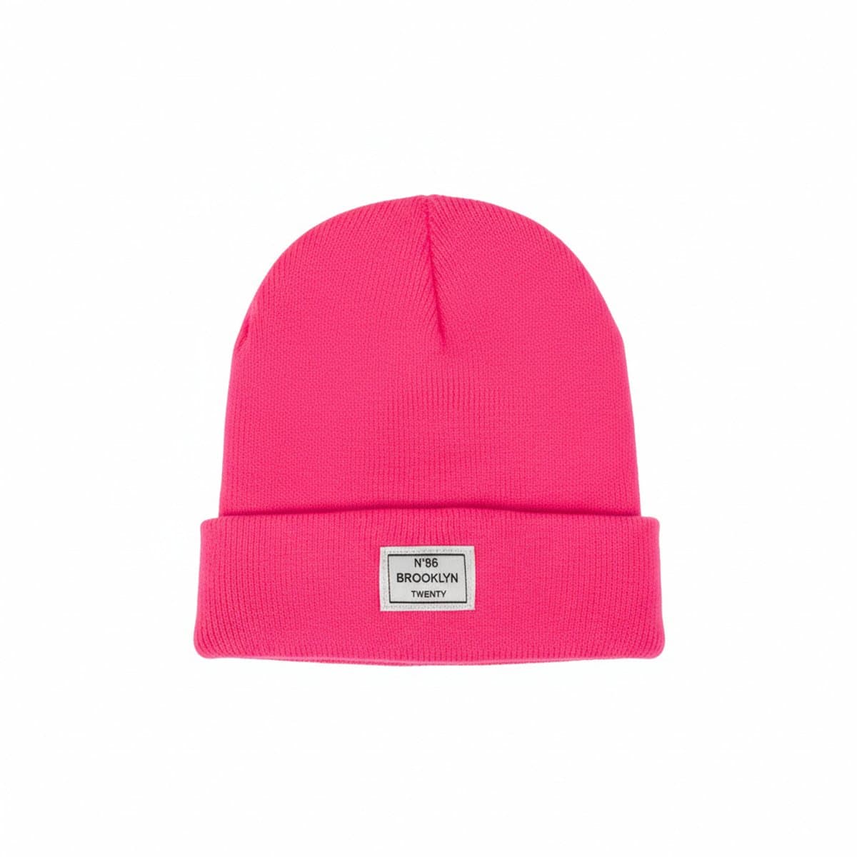Brooklyn Bold Neon Pink Knit Beanie