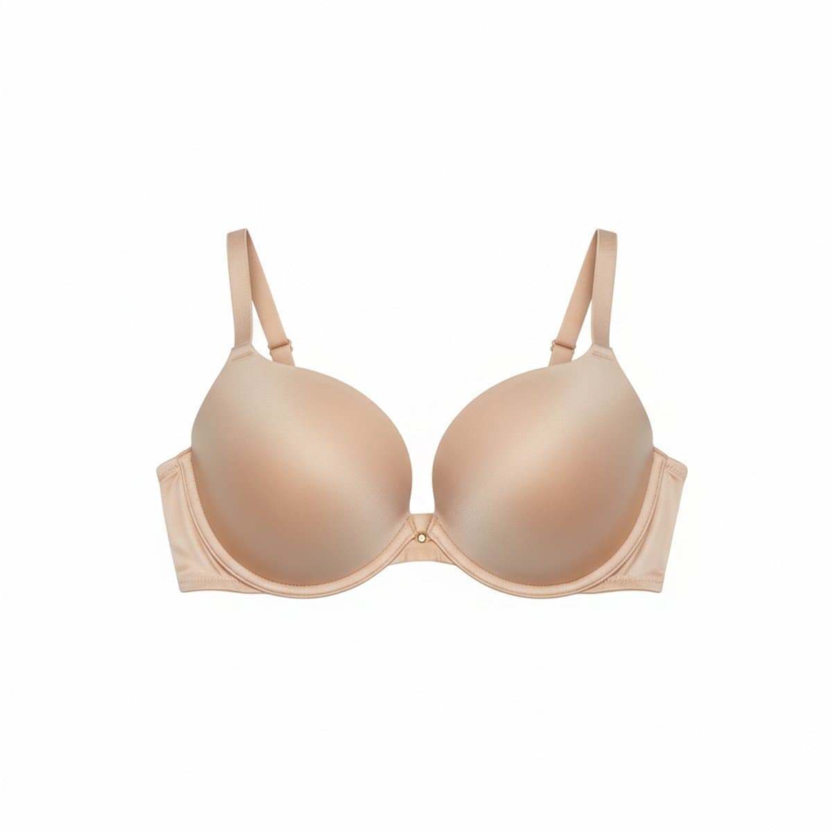 Victoria's Secret Shimmer Satin Push-Up Bra in Champagne