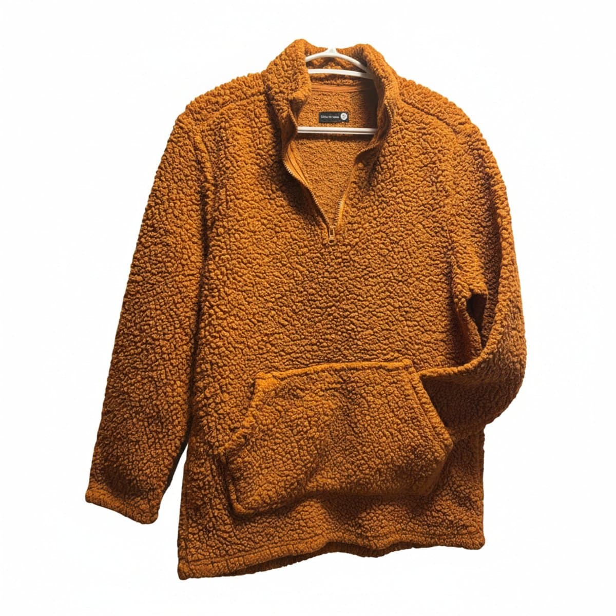 Johnnie's Jeans Rustic Autumn Sherpa Quarter-Zip Pullover