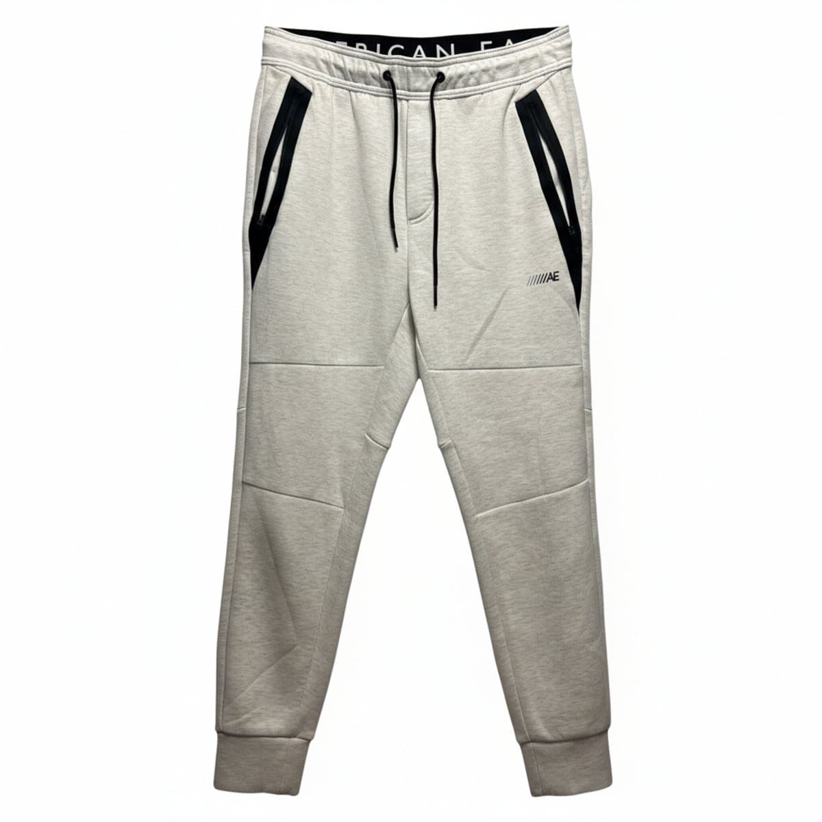 American Eagle Performance Tech Fleece Joggers in Heather Gray