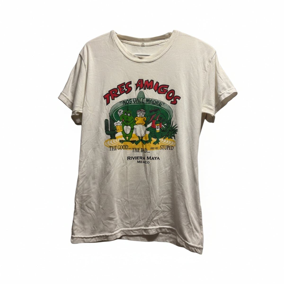 Vintage-Inspired Riviera Maya 'Tres Amigos' Graphic Tee
