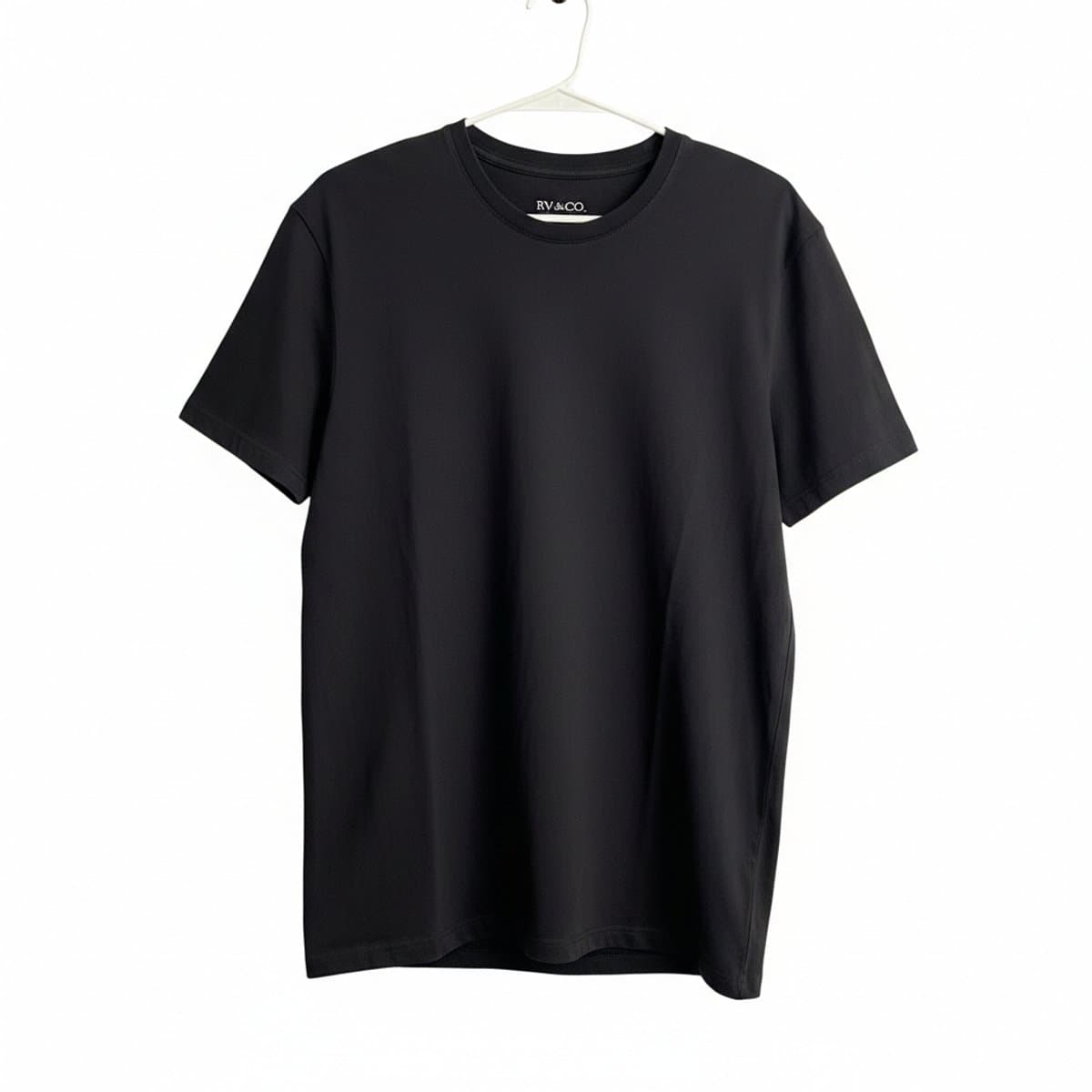 RW&CO. Essential Midnight Black Crew Neck Tee
