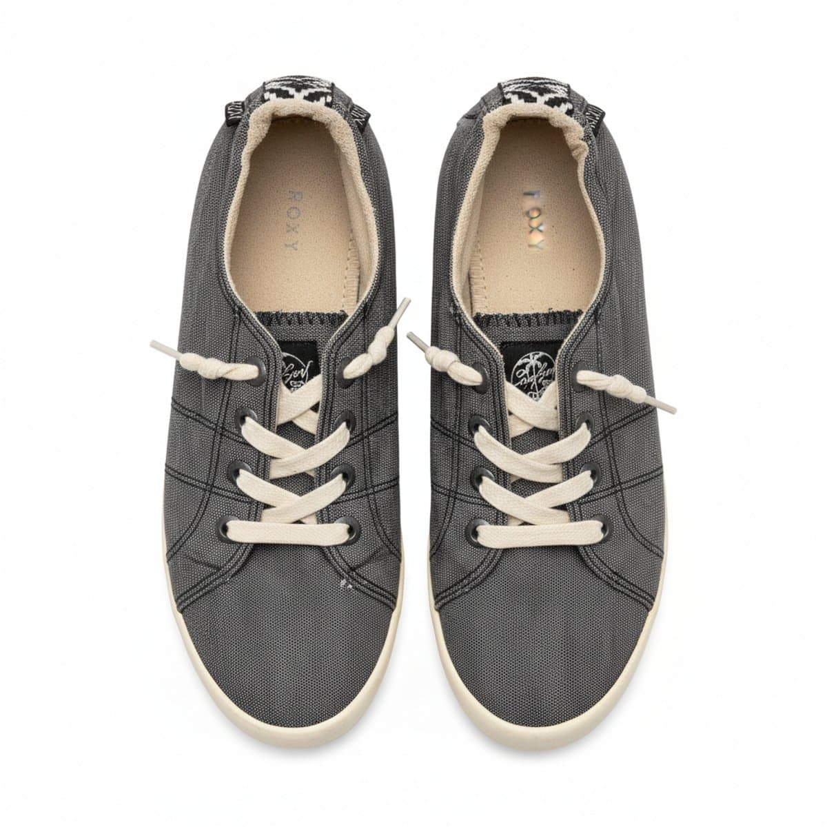 Roxy 'Minnow' Coastal Slip-On Sneakers in Heather Charcoal