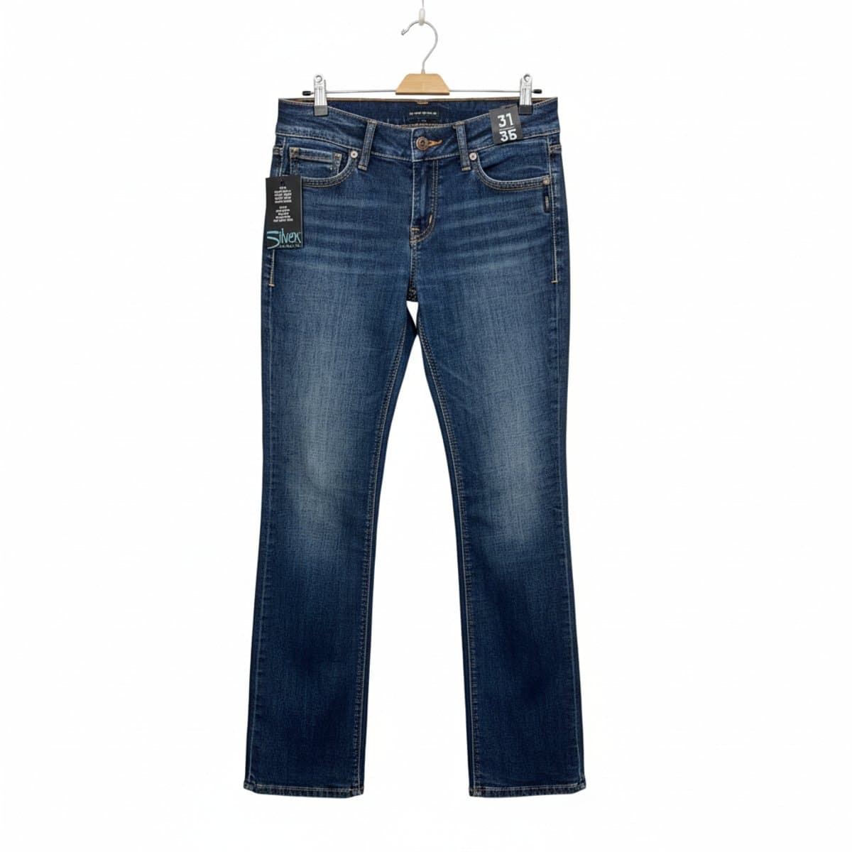 Silver Jeans Straight-Leg Denim