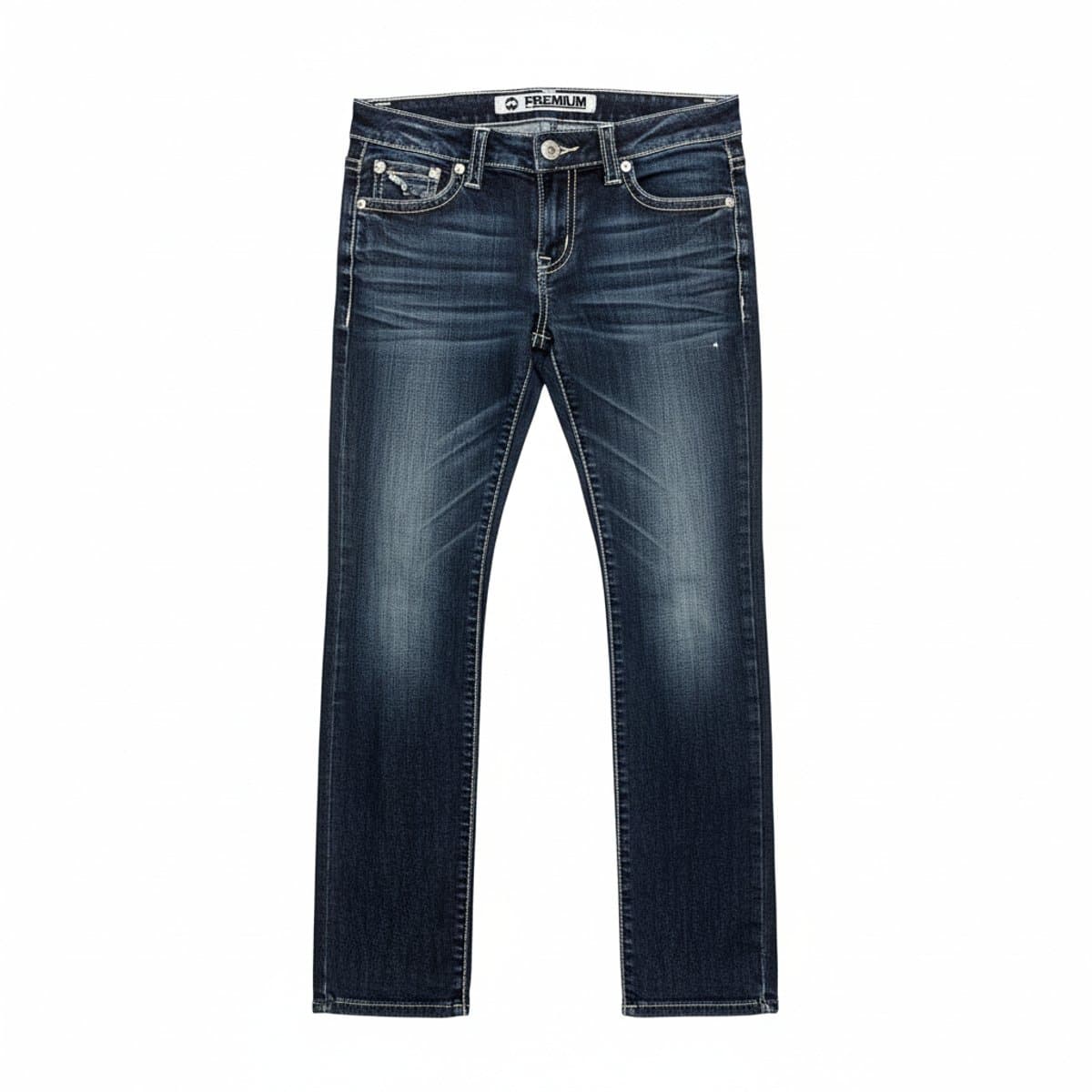 Premium Contrast Stitch Jeans