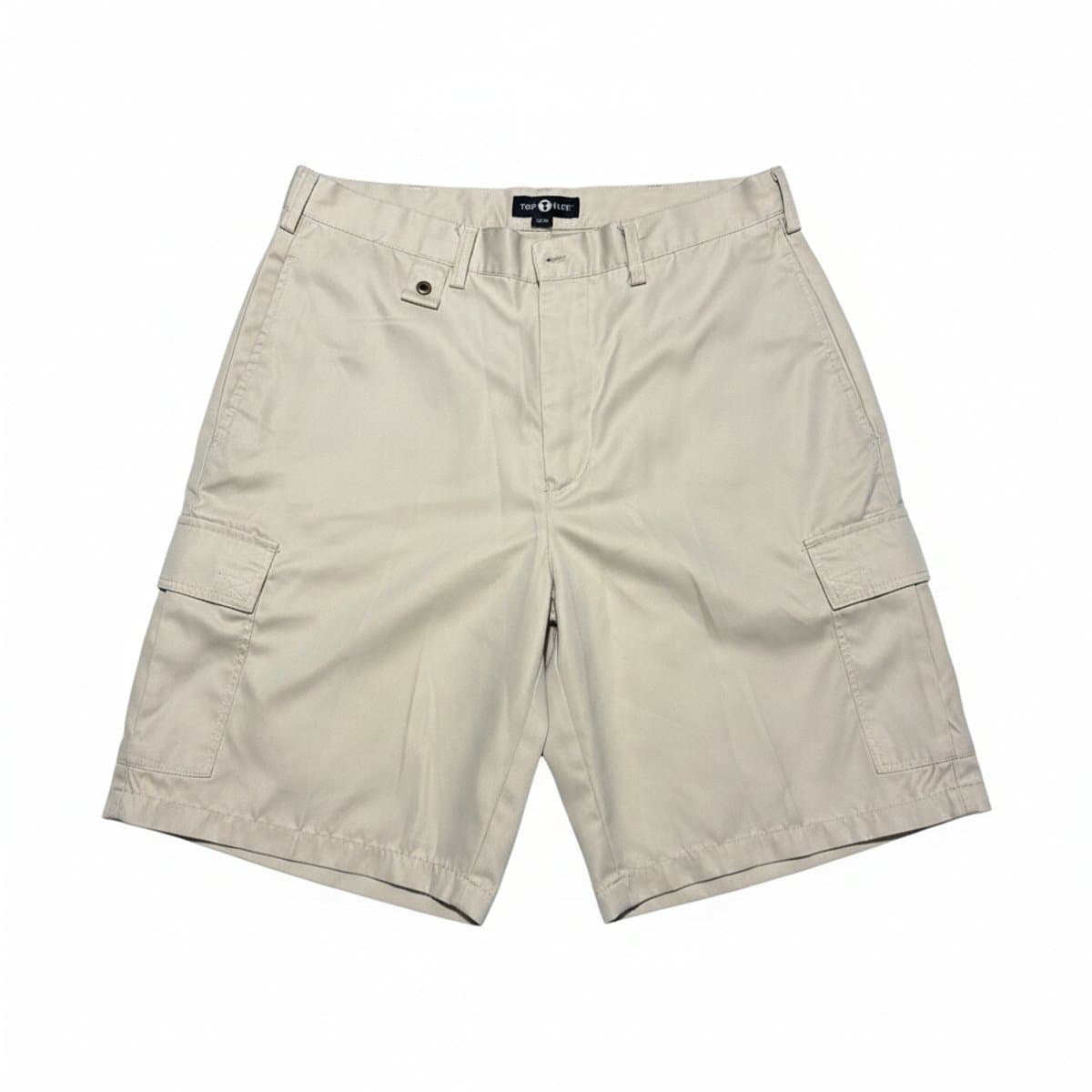 Top-Flite Classic Khaki Cargo Shorts - Essential Utility Wear