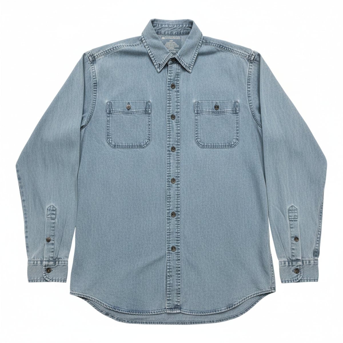 WindRiver Vintage-Wash Denim Button-Down Shirt