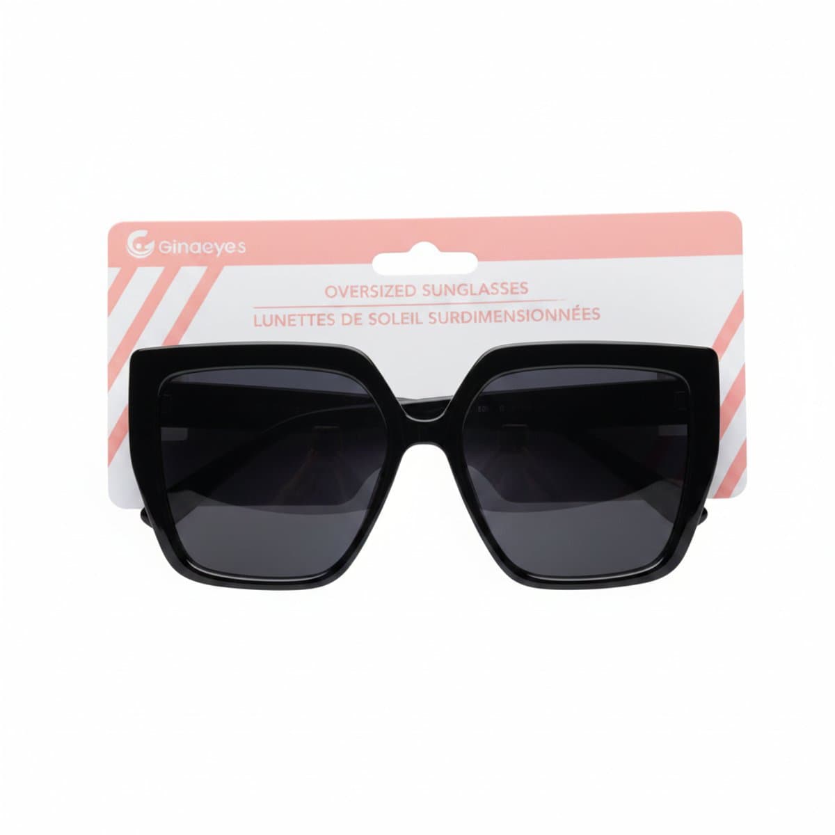 Ginaeyes Oversized Black Sunglasses