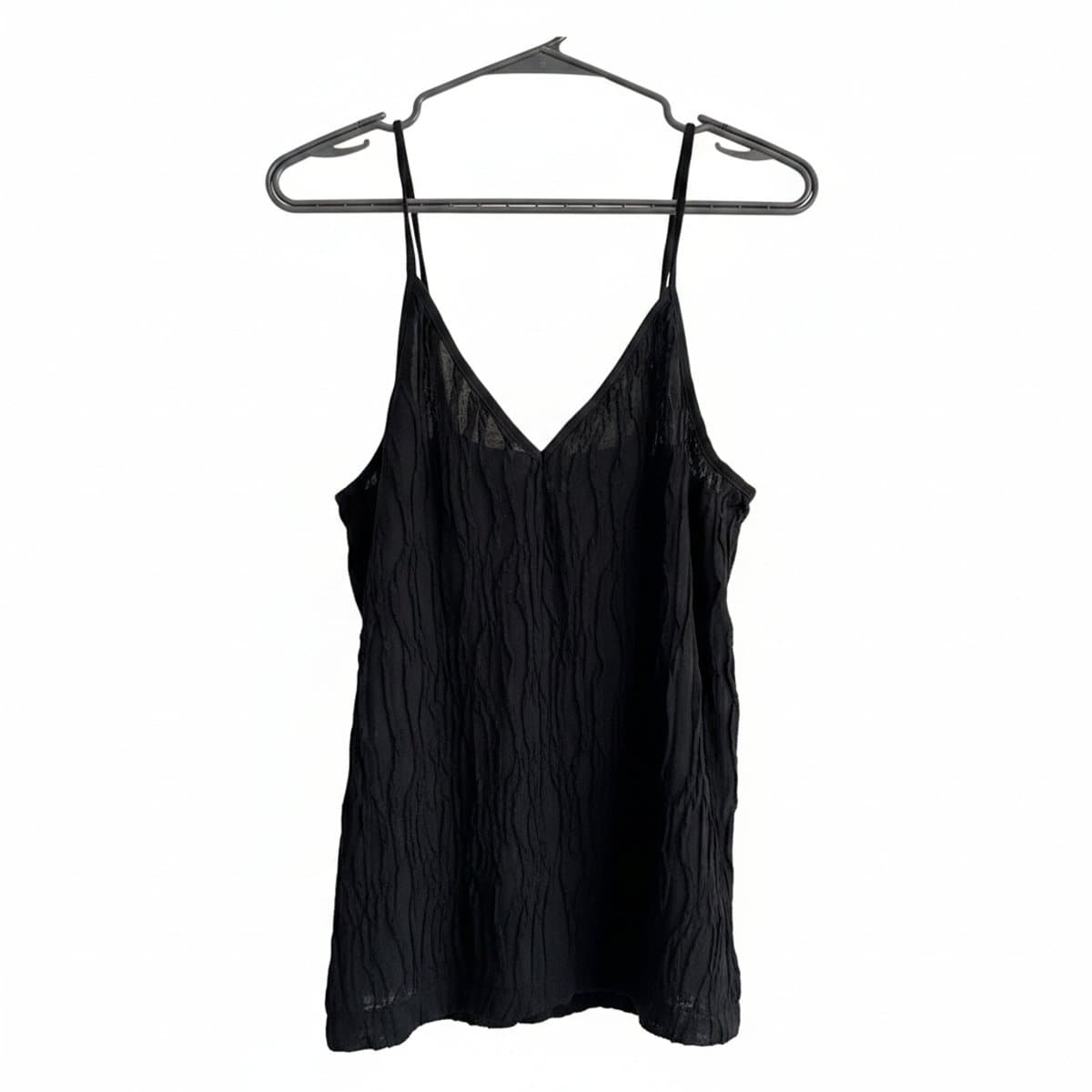 Minimalist Black Cami Tank Top