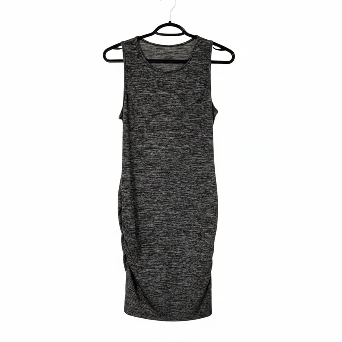 Athletic Grey Space-Dye Tank Dress
