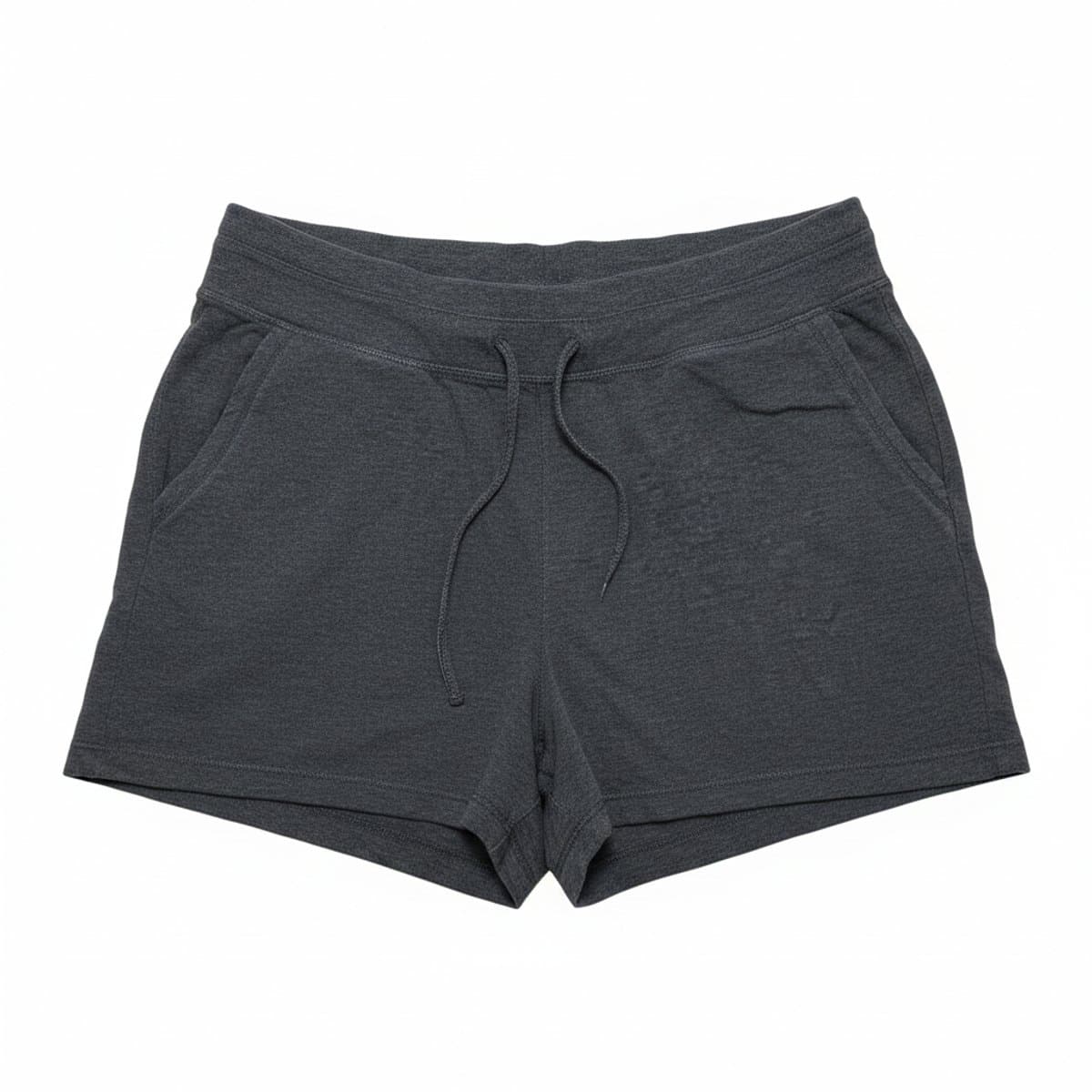Athletic Charcoal Grey Drawstring Shorts