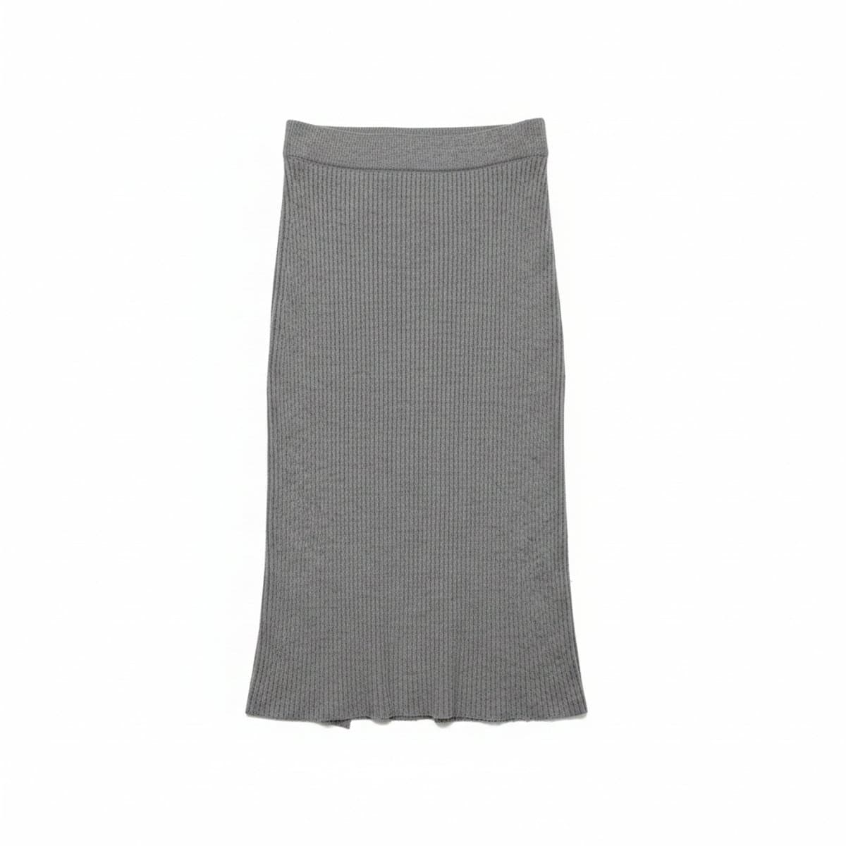 Unbranded Ribbed Knit Midi Skirt