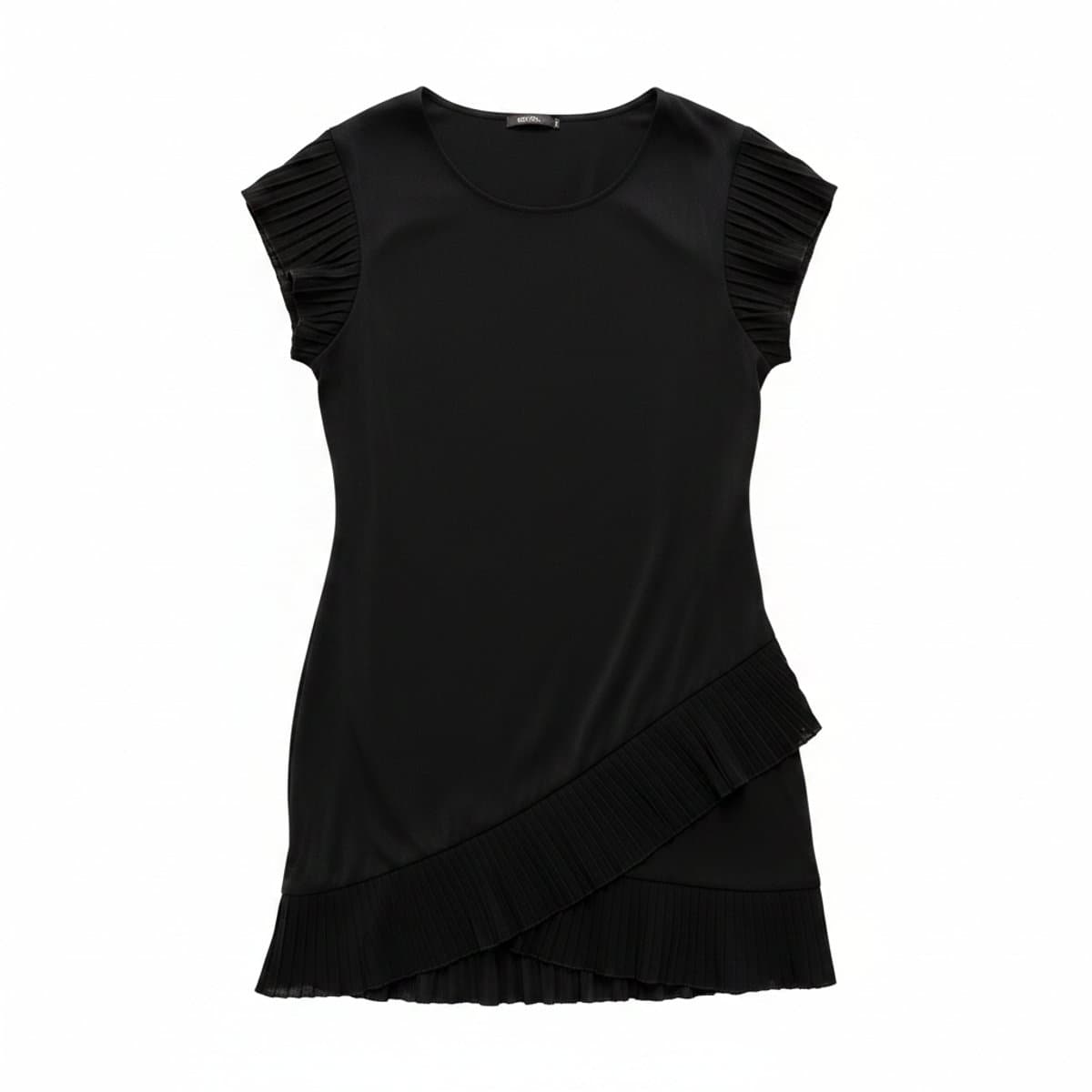 Unbranded Black Pleated Detail Dress
