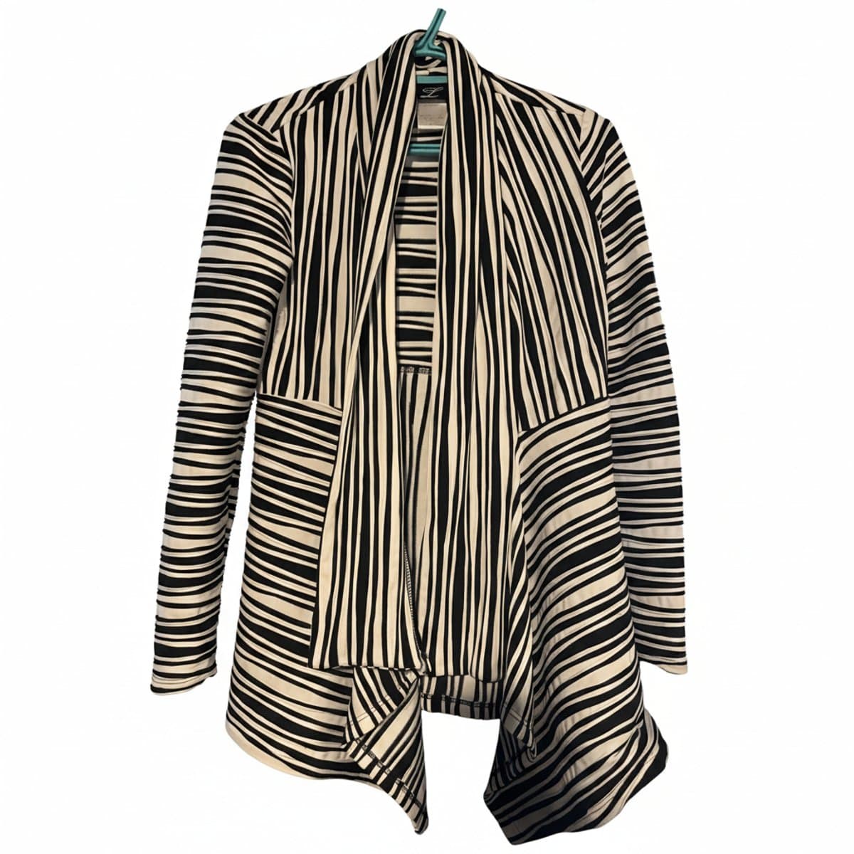 Lush Striped Waterfall Cardigan