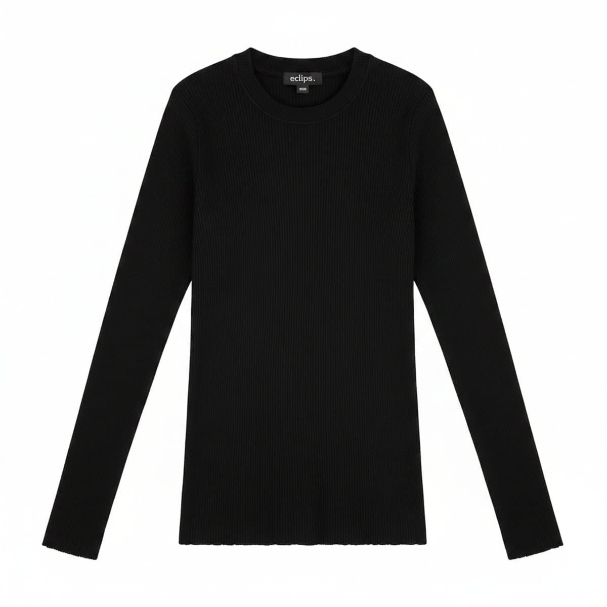 Eclipse Ribbed Long Sleeve Top