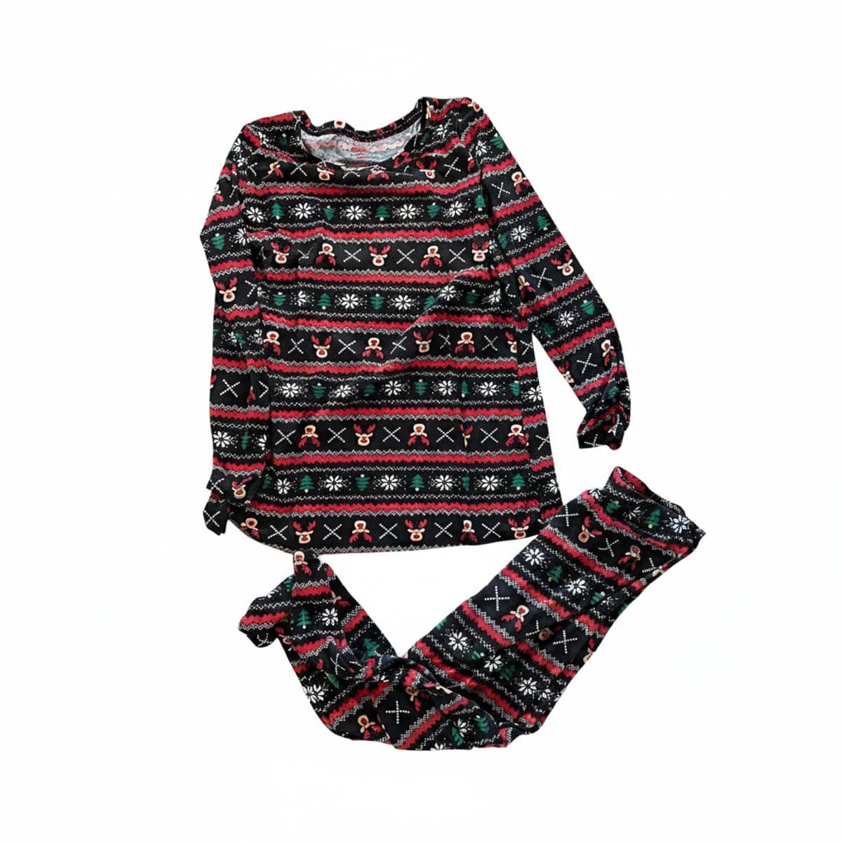 Unbranded Christmas Fair Isle Pajama Set