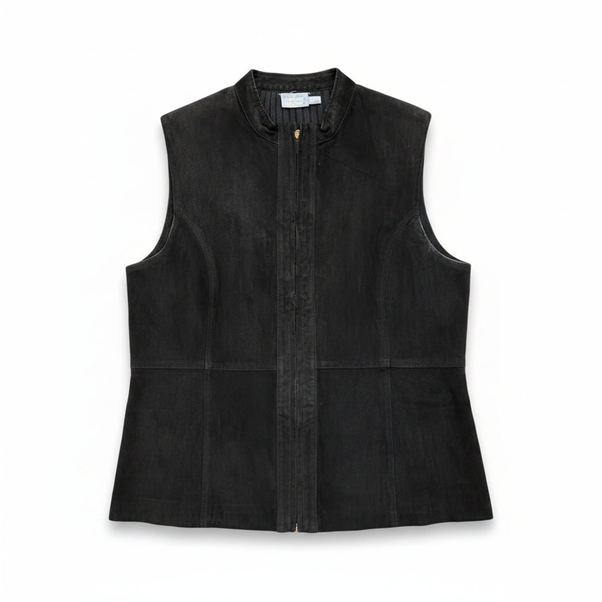 Liz Claiborne Black Suede Vest