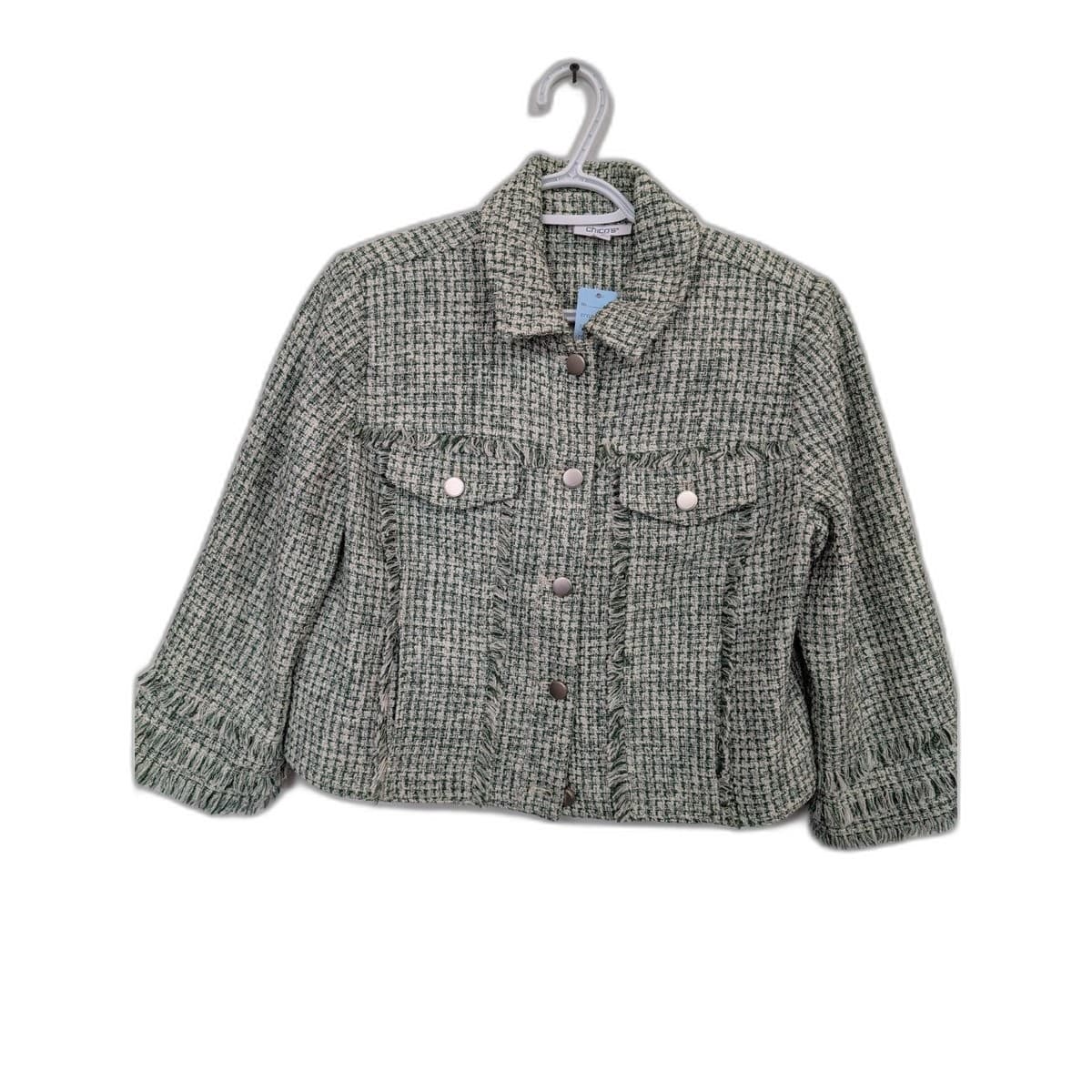 Houndstooth Check Jacket