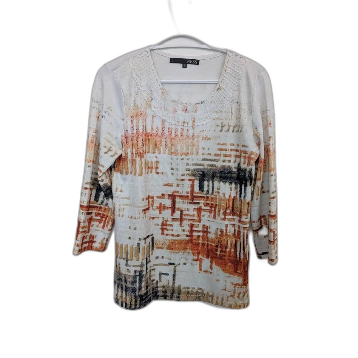 Abstract Print Blouse