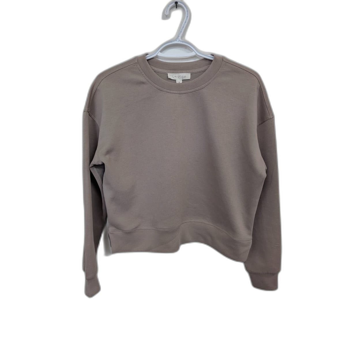 Taupe Sweatshirt and Pants Set