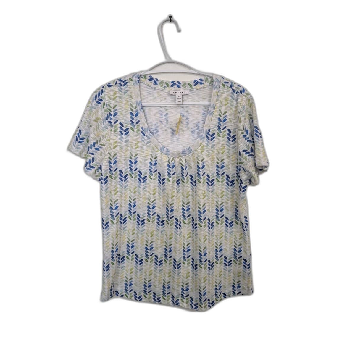 Printed Short-Sleeve Top