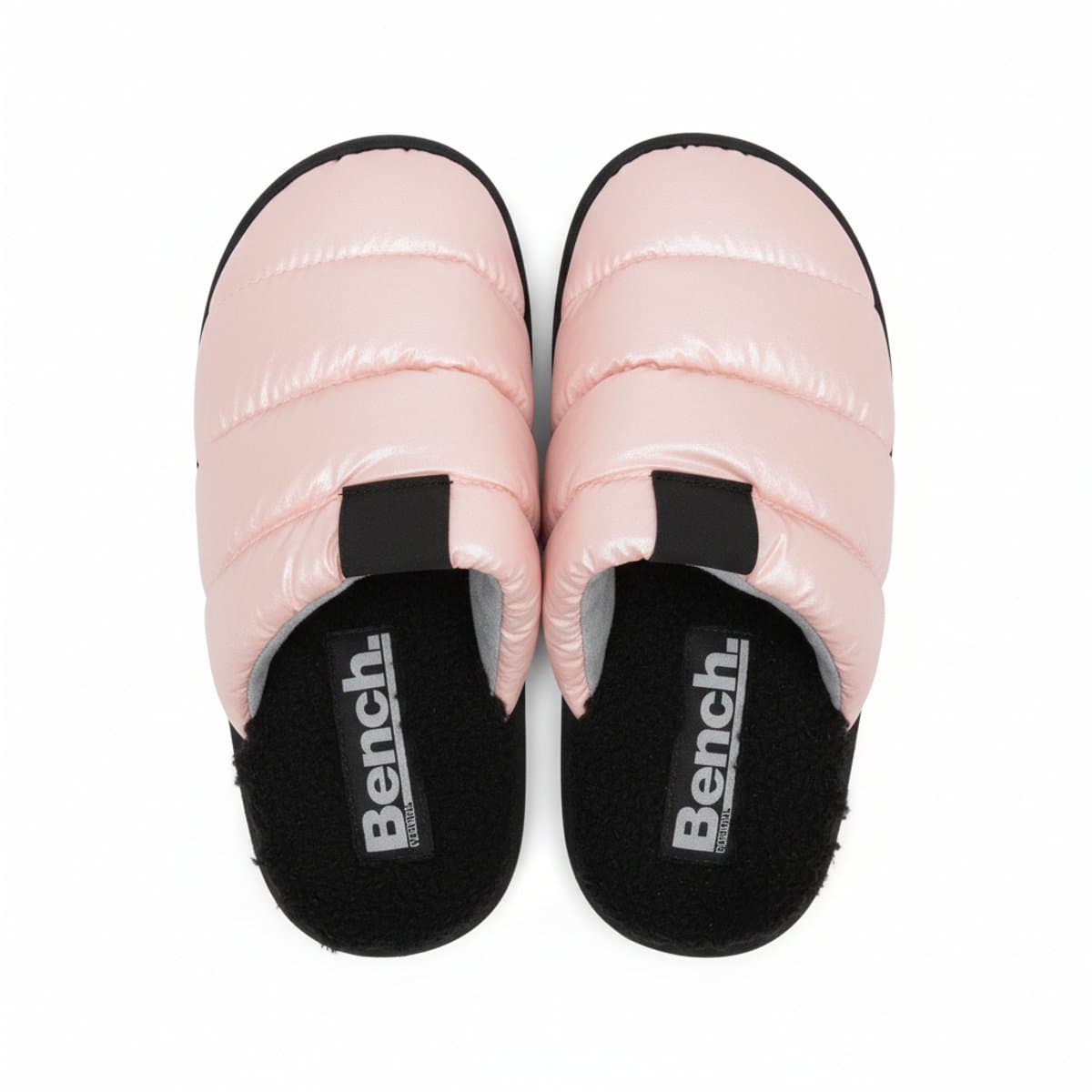 Bench. Iridescent Pink Quilted Slippers - Cozy Winter Essentials